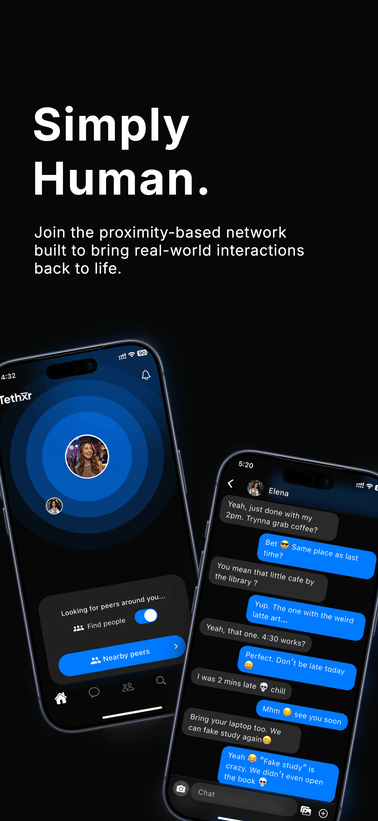 Tethxr App Screenshot